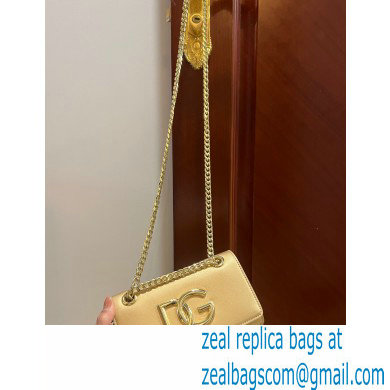 Dolce  &  Gabbana Calfskin 3.5 Chain phone bag Gold